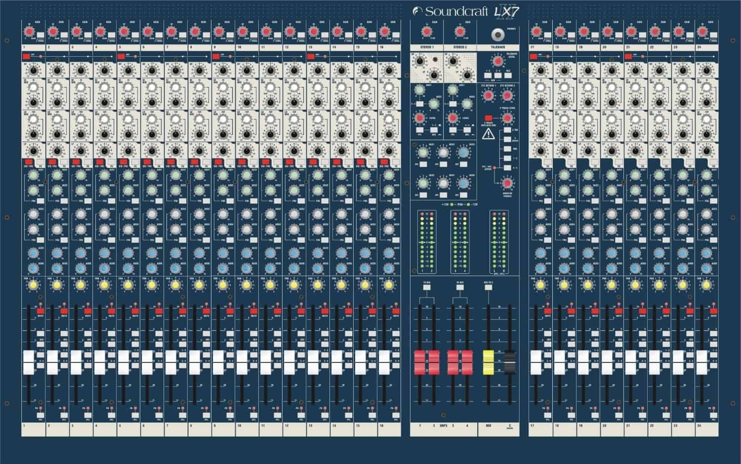 SoundCraft LX7ii 24 Mixer | Zeo Brothers