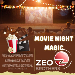 hot to plan an outdoors movie night