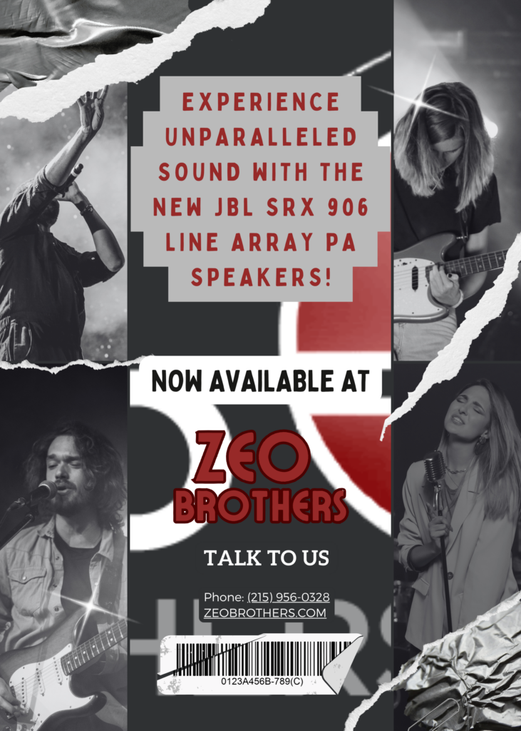 Discover Superior Sound with JBL SRX 906 Line Array PA Speakers: Now Available at Zeo Brothers