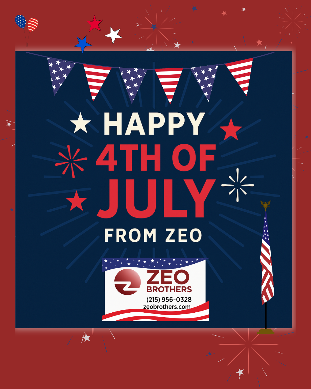 happy 4th of july from zeo brothers
