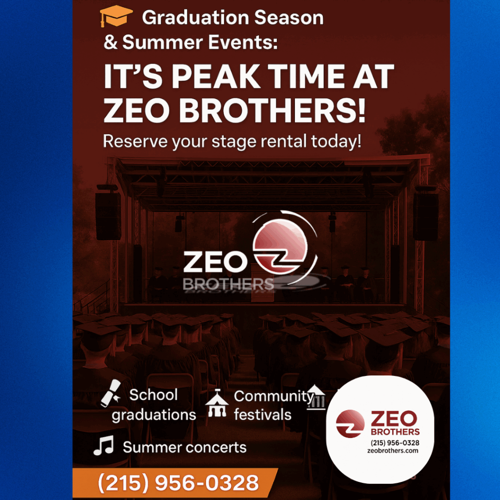 Graduation Season & Summer Events: Keep the Energy Going with Zeo Brothers!